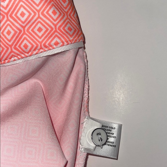 LADY HAGEN Orange and White Women's Shorts - Picture 8 of 11